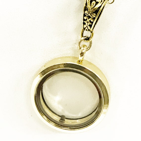 Mustard Seed Necklace Floating Mustard Seed Pendant Mustard Seed