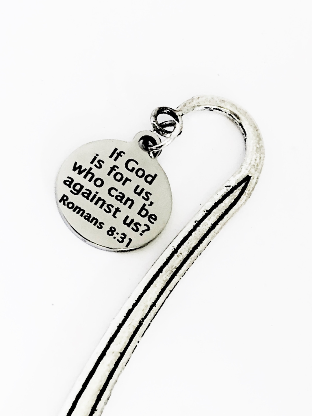 Bible Bookmark, Bible Verse Gift, If God is for Us Bookmark, Bible