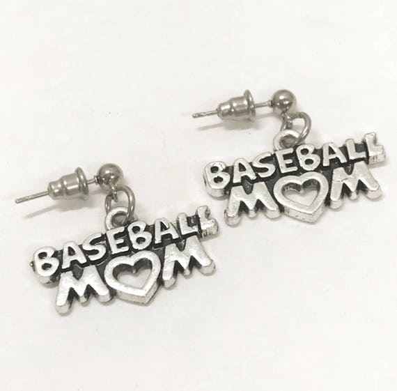 Baseball Gifts, Baseball Earrings, Baseball Mom Gifts, I Love Baseball Earrings, Baseball Jewelry Gifts, Baseball Team Mom Gifts,
