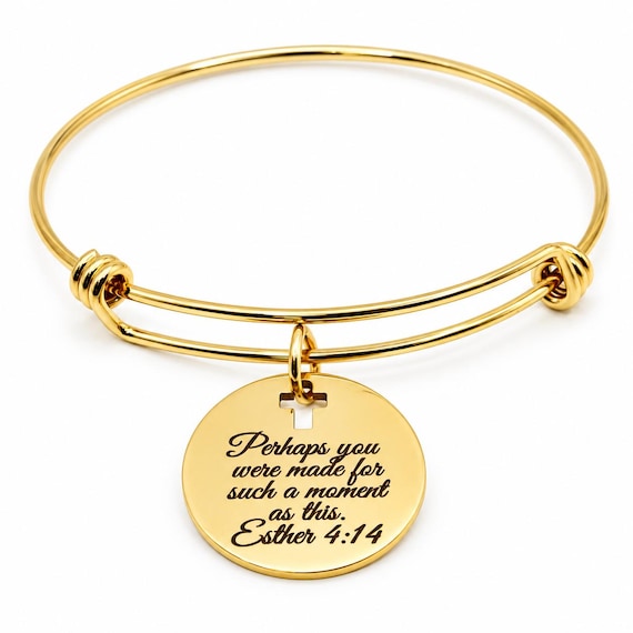 You Were Made For This Moment Goldtone Bangle