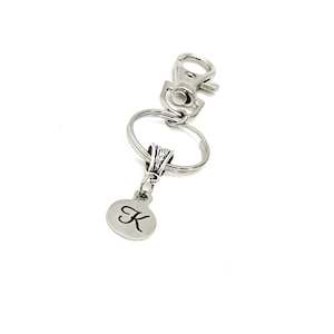 Llavero inicial, elección de iniciales, regalo para ella, regalo de hija, regalo de esposa, regalo de nieta, regalo de coche nuevo, regalo de graduación, cumpleaños