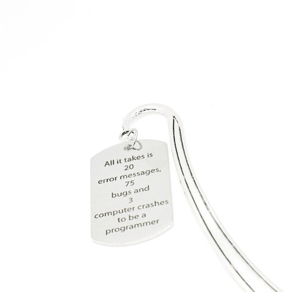Computer Programmer Funny Charm Bookmark, Son, Daughter, Boyfriend, Girlfriend, Programming, Going To College, Programmer Joke