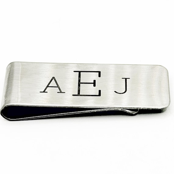 Personalized Monogram Money Clip