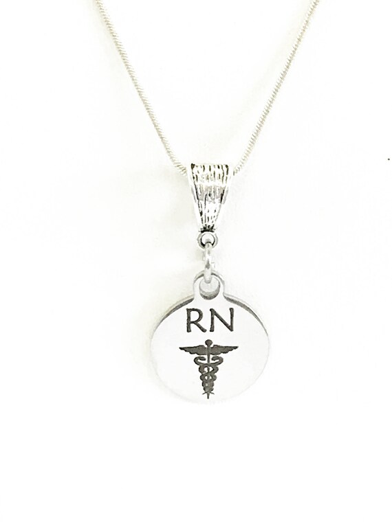 Nurse Gift, RN Necklace, RN Gift, Registered Nurse Gift For Her, RN Graduation Gift, Registered Nurse Daughter Gift, Nurse Jewelry Gift