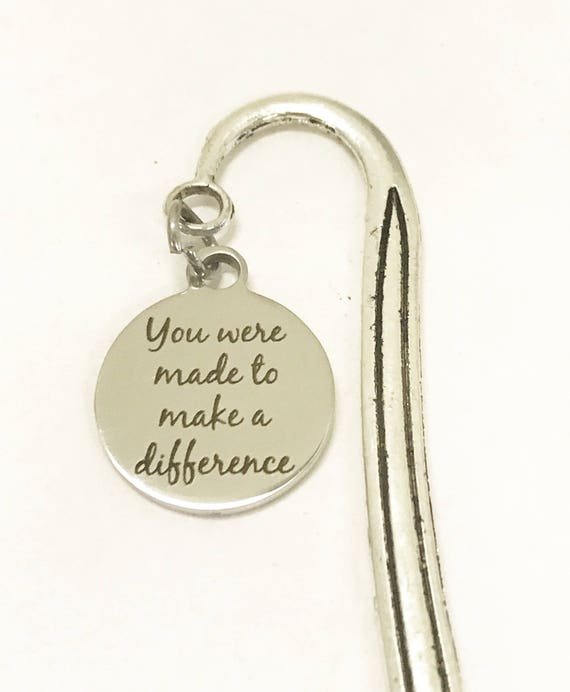 You Were Made To Make A Difference Bookmark, Reader Gift, Planner Bookmark, Bible Bookmark, Motivating Daughter Gifts, Encouragement Gifts