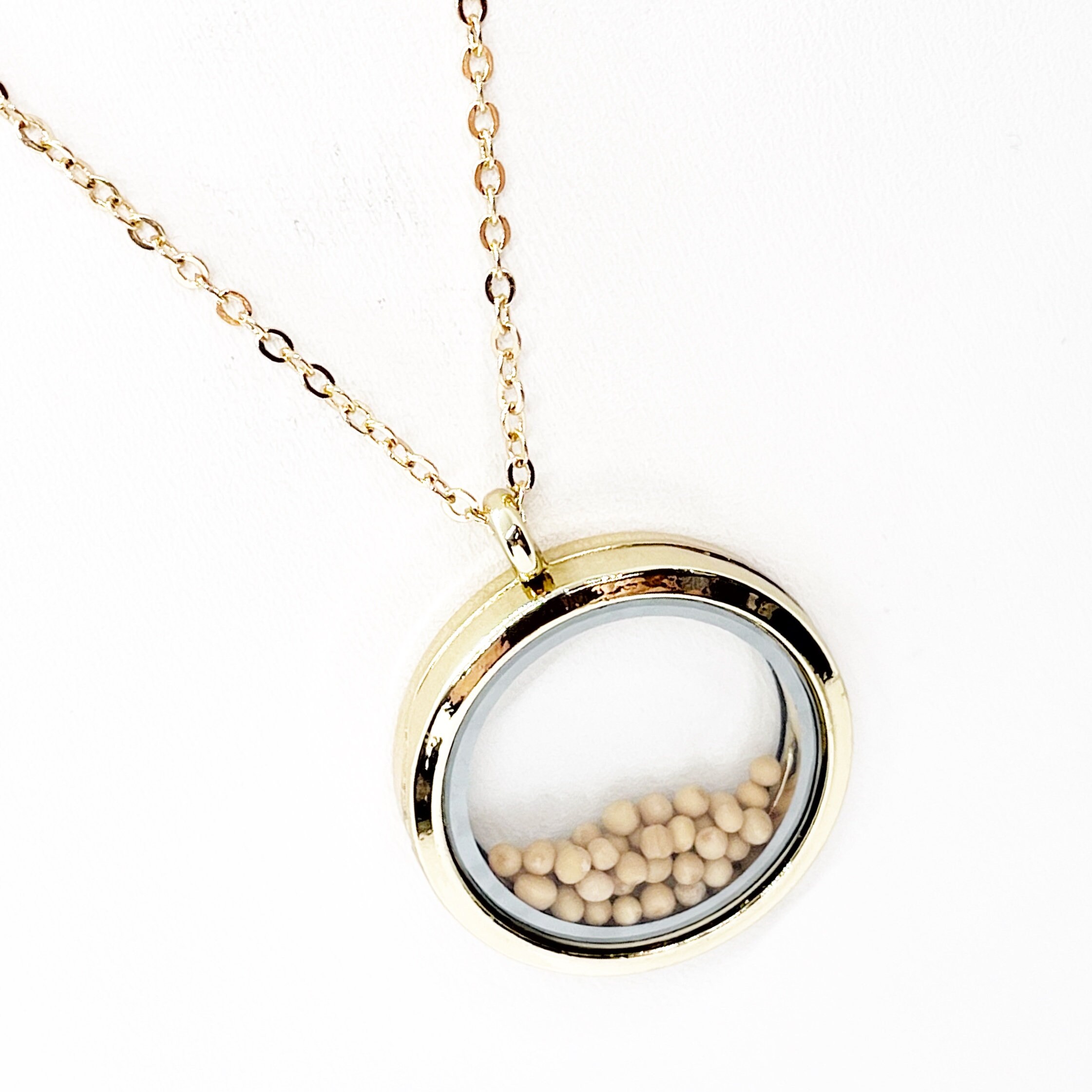 Faith Gifts Mustard Seed Necklace Matthew 17 20 Floating Etsy
