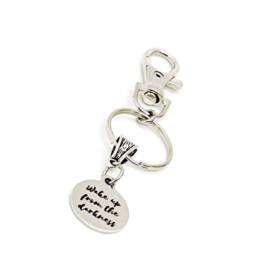 Wake Up From The Darkness Charm Keychain, Recovery Gift, Recovering, Moving Forward, Fresh Start, New Beginnings, Starting Over, Divorce