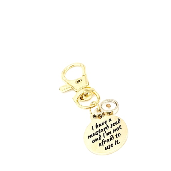 Faith Gifts, Mustard Seed Charm, I Have A Mustard Seed, Faith Charm, Christian Gifts, Mustard Seed Faith, Gift for Her, Gift For Him