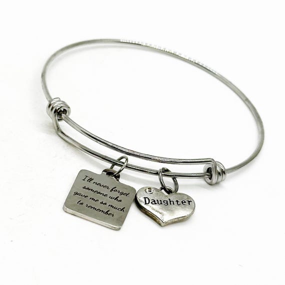 I'll Never Forget Someone Who Gave Me So Much To Remember Bracelet, Sympathy Gift, Loss Of Loved One, Family Member, Remembering Lost Loves