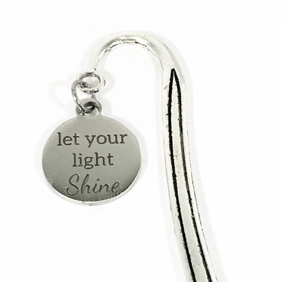 Motivational Bookmark, Let Your Light Shine Bookmark, Direct Sales Team Gifts, Planner Bookmark, Bible Bookmark, Planner Accessories