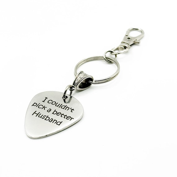 I Couldn't Pick A Better Husband Stainless Steel Engraved Keychain Gift For Husband Anniversary Valentines Gift