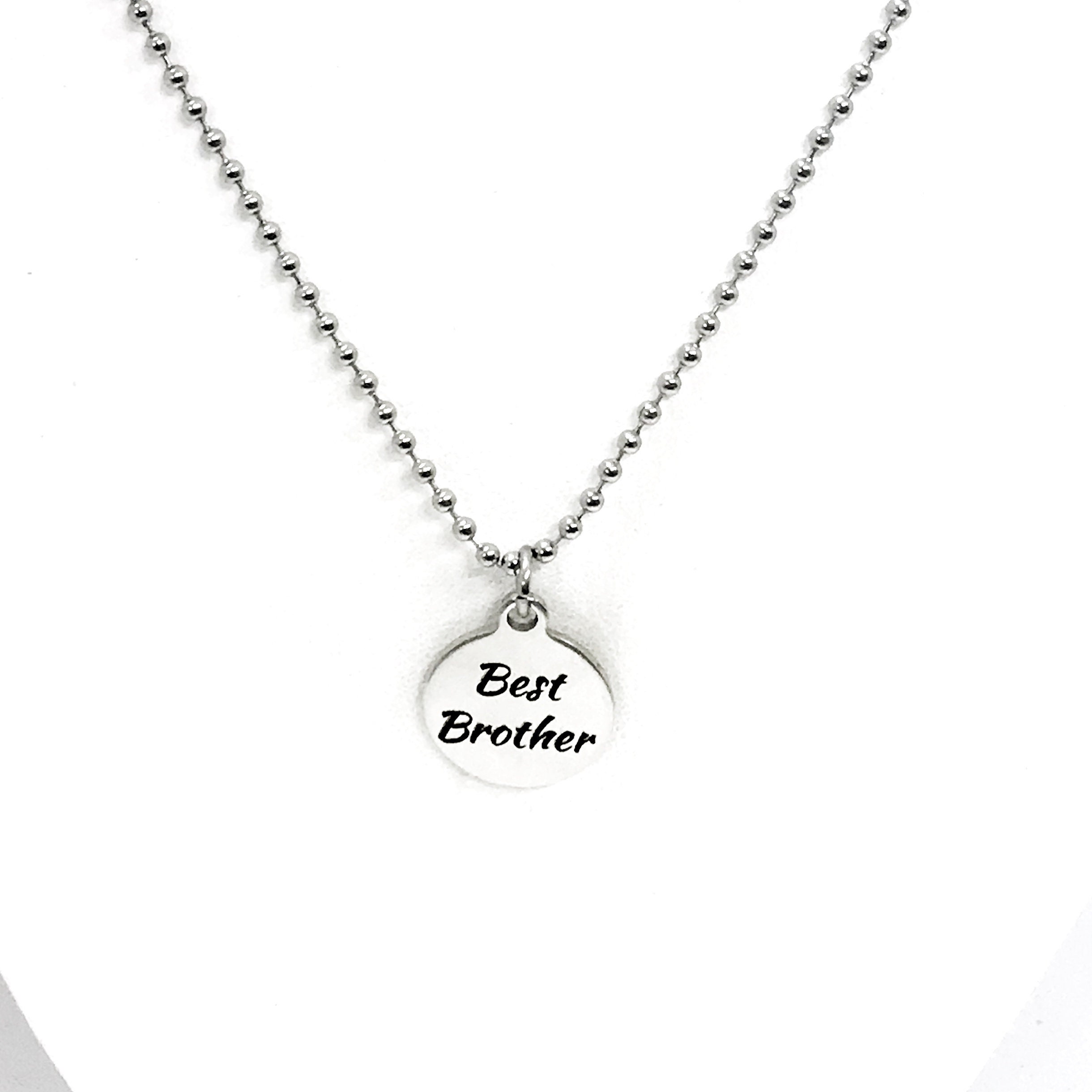 Brother Gift Best Brother Necklace Gift For Brother Brother Etsy