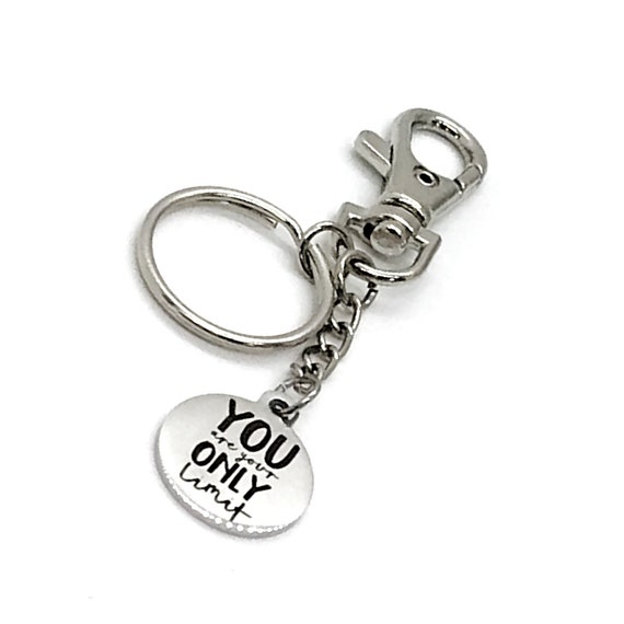 Motivating Gift, You Are Your Only Limit Keychain, Keychain Gift, Daughter Gift, Direct Sales Team Gifts, Encouraging Upline Gifts