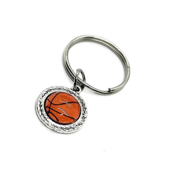 Basketball Charm Key Chain, Team Mom Gifts, Senior Mom Gifts, Wife Gift, Mom Gift, Gift For Her, Basketball Player, Basketball Mom