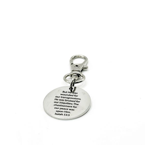 Isaiah 53 5 Clip On Charm Faith Jewelry