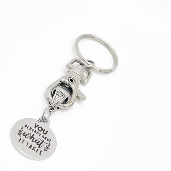 Keychain Gift, You Already Have What It Takes Charm Keychain, Daughter Gift, Son Gift, Entrepreneur Gift, Motivating Quote Gift, Graduation