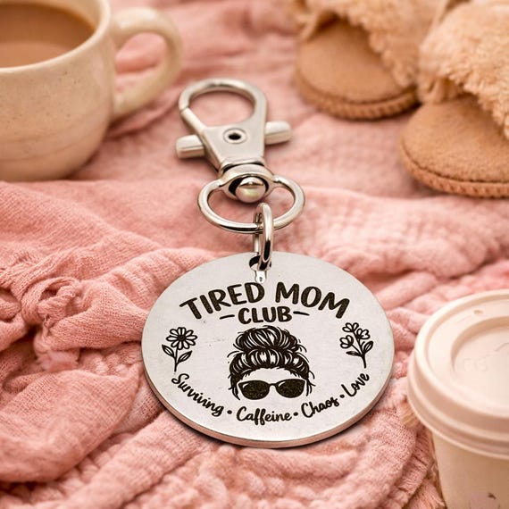 Tired Mom Club Clip On Charm Gift