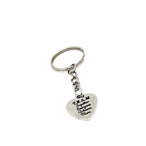 Team Gifts, TEAM Together Everyone Achieves More Charm Keychain, Teammate Gifts, Sports Team, Work Team, Athletic Team, Team Goals
