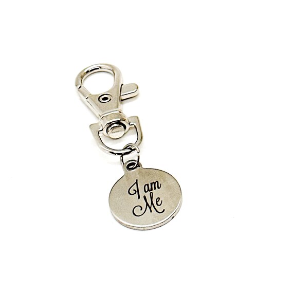 I Am Me Clip On Charm, Motivating Gift, Friend Gift, Anti Bullying Gift, Encouraging Her, Daughter Gift, Wife Gift, Granddaughter Gift