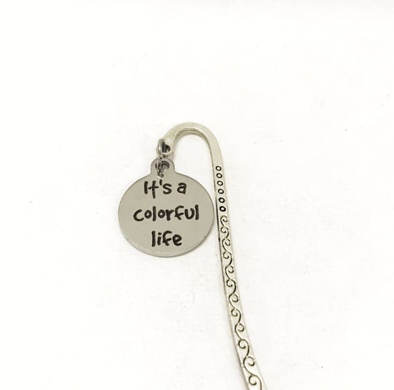 Planner Bookmark, Encouragement Gift, It's A Colorful Life Bookmark, Planner Gifts, Planner Accessories, Bookmark Gifts, Daughter Gift