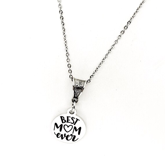 Mom Gift, Best Mom Ever Necklace, Gift For Mom, Mothers Day Gift, Mom Birthday, Mother Of the Bride , Mother of the Groom