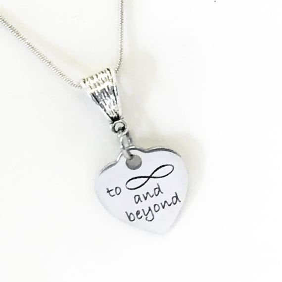 Love Gifts, Love Jewelry, To Infinity And Beyond Silver Necklace, Daughter Jewelry, Girlfriend Gift, Wife Jewelry Gift, Gift For Her