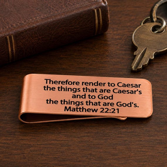 Render To Caesar Rose Goldtone Money Clip