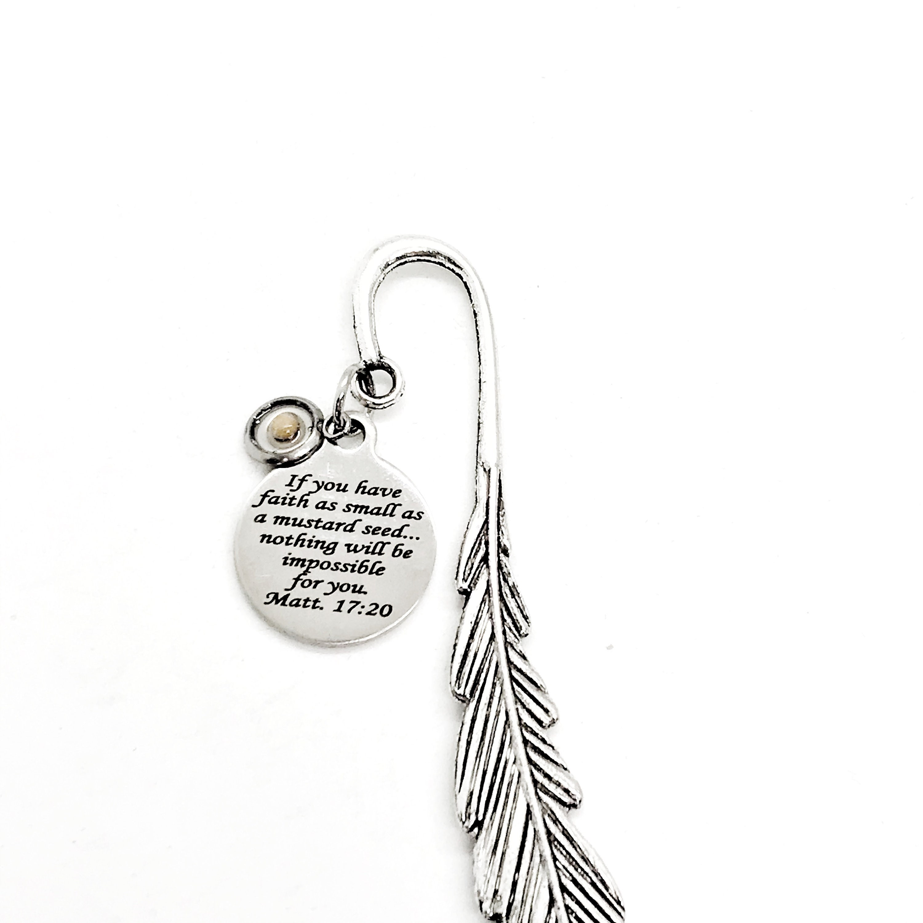 Christian Gifts Mustard Seed Bookmark Gifts Mustard Seed Etsy