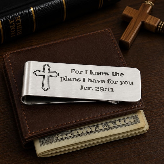 For I Know The Plans Jer. 29 11 Money Clip