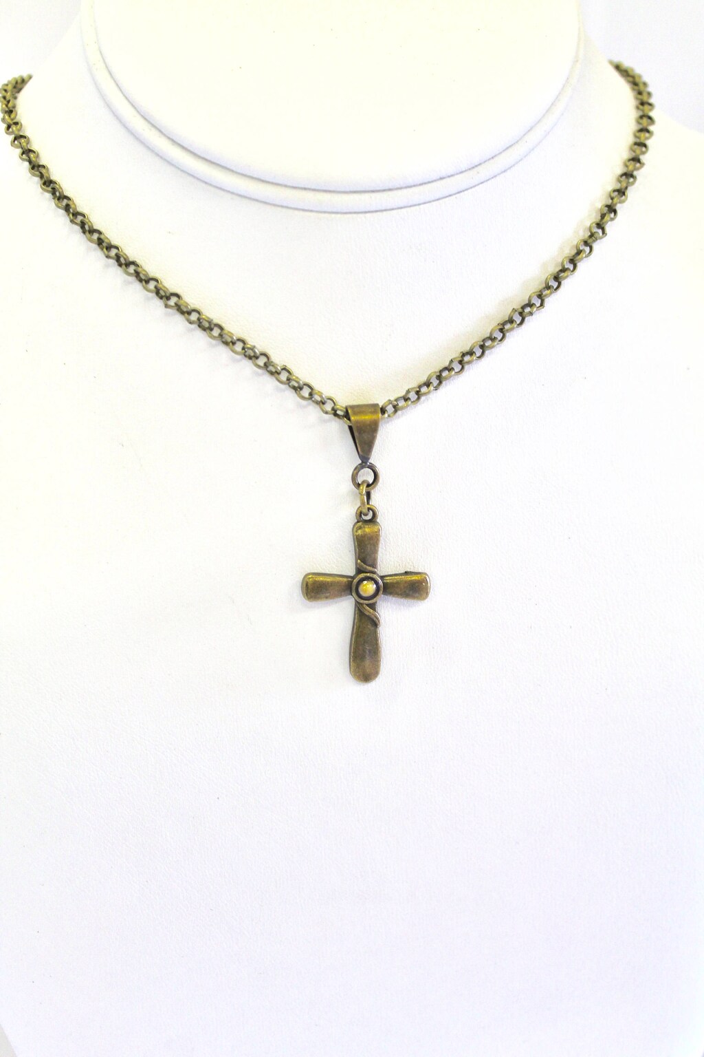 Vivaday Collana Cristiana Con Croce E Girasole, Seme Di Senape, Acciaio Inox Con Zirconia, Catena Regolabile 40+6 Cm, Gioiello Di Fede E Incoraggiamento