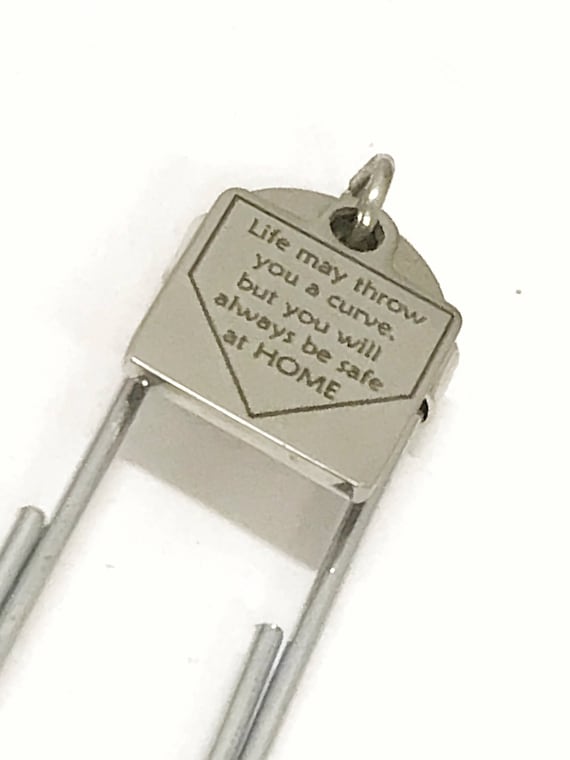 Baseball Bookmark, Safe At Home Bookmark, Student Athlete Gifts, Baseball Gifts, Baseball Player Gift, Softball Player Gifts, Softball Gifts