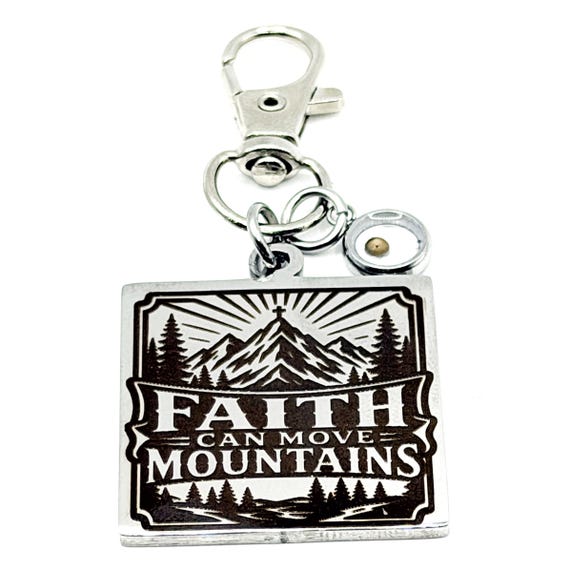 Faith Can Move Mountains Mustard Seed Charm