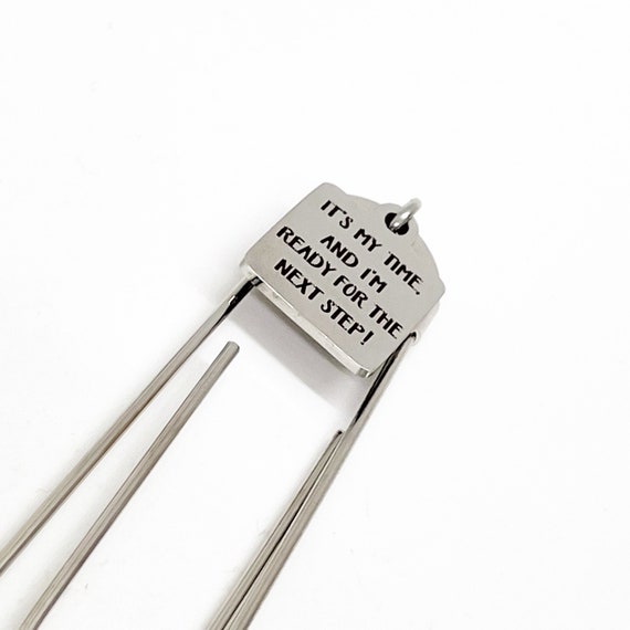 Affirmation Gifts, It’s My Time And I’m Ready For The Next Step Bookmark, Planner Bookmark, Charm Bookmark, Encouragement Gift