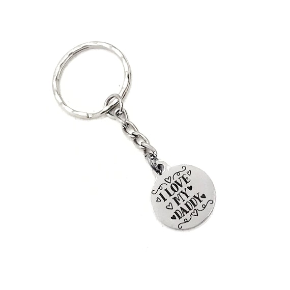 Fathers Day Gift, I Love My Daddy Keychain, Dad Keychain, Dad Gift, Dad Birthday, New Dad Gift, Daddy Gift, Gift For Dad from Kids