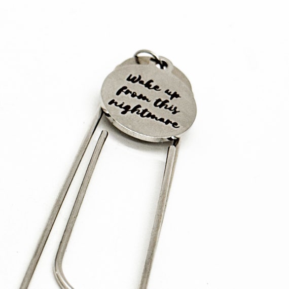 Starting Over Gift, Wake Up From This Nightmare Charm Bookmark, Divorce Gift, Starting Over, Encouraging Her, Moving Forward, Recovery Gift