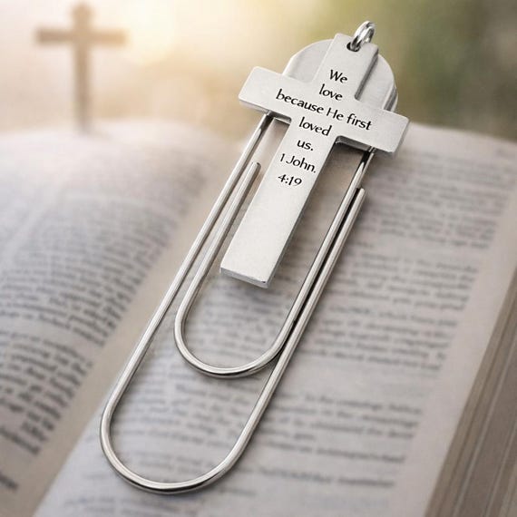 He Loved Us First Cross Bookmark
