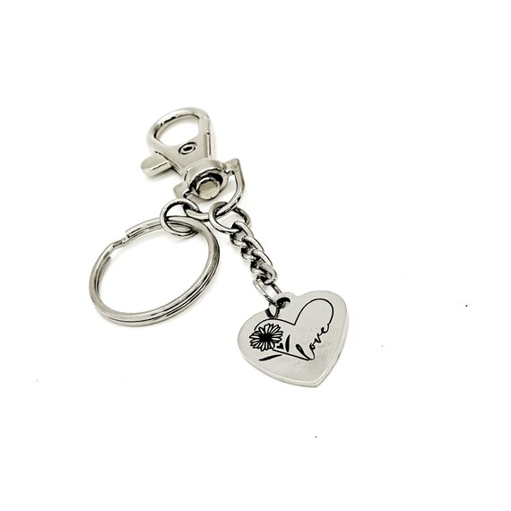 Love Gift, Love Keychain, Wife Gift, Daughter Gift, Wedding Favors, Love Charm Keychain, Gift For Her, Anniversary Gifts, Wedding Gifts