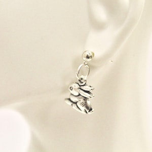 Bunny Rabbit Earrings, Fun and Quirky Earrings, Rabbit Jewelry, Gift For Her, Rabbit Earrings, Easter Gift, Girlfriend Gift, Wife Gift
