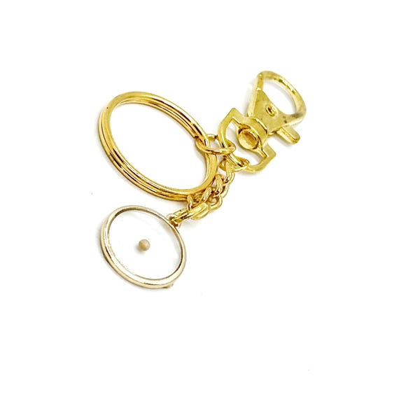 Goldtone Mustard Seed Charm Key Chain, Matthew 17 20 Faith Gift, Christian Gift, Scripture, Believer Gift, Sharing Faith, Mountain Moving