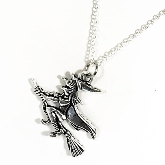 Witchy Halloween Necklace Witch Necklace Halloween Necklace Etsy UK