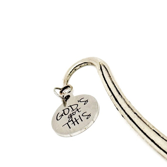 God’s Got This Charm Bookmark, Bible Bookmark, Faith Bookmark, Difficult Times Gift, Christian Gift, Reader Gift, Sunday School Gift