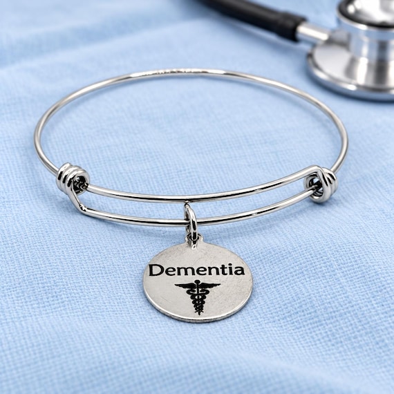 Dementia Medical Charm Bracelet