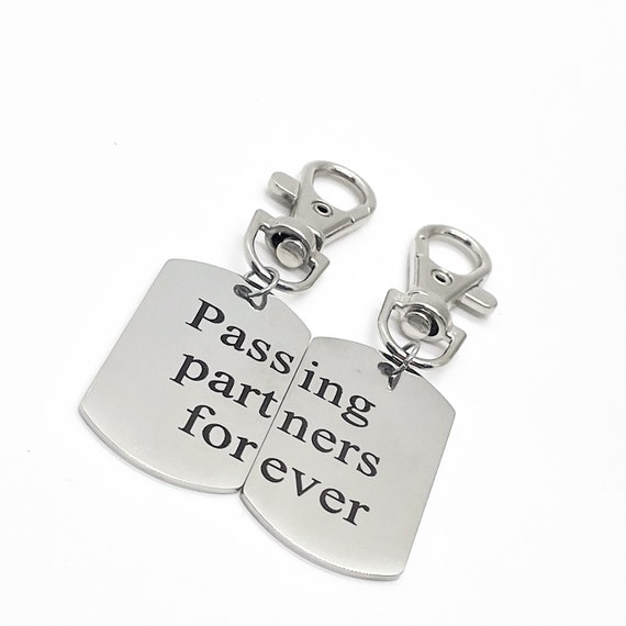 Passing Partners Forever Clip On Charm Set, Soccer Player Gift, Father Son Gift, Soccer Keychains, Soccer Players Keychains, Graduation