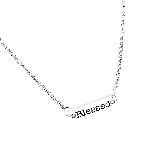 Blessed Connector Charm Necklace, Friend Gift, Wife Gift, Daughter Gift, Blessings Gifts, Gift For Me, Granddaughter, Gift For Her