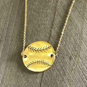 Softball Jewelry, Softball Necklace, Softball Mom Jewelry, Softball Fan Jewelry, Gift For Softball Mom, Softball Player Gift For Her