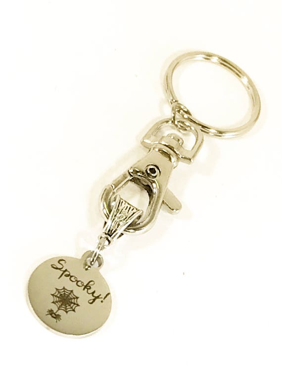Spooky Keychain, Spider Web Keychain, Halloween Gifts, Halloween Keychain, Spider Web Gifts, Spooky Gifts, Spider Web Gifts, New Car Gift