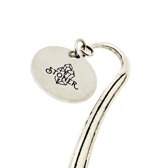 Gem Lover Gift, Gemologist Gift, Stoner Charm Bookmark, Gem Bookmark, Gemstone Lover, Gemstone Collector Gift, Reader Gift, Jewelry Lover
