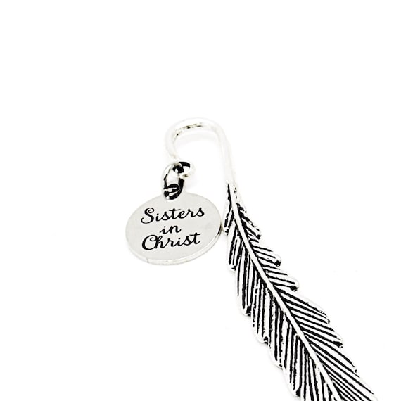 Sisters In Christ Charm Bookmark, Christian Women Group, Bible Study, Sunday School, Faith Gift, Prayer Sisters, Prayer Group, Prayer Circle