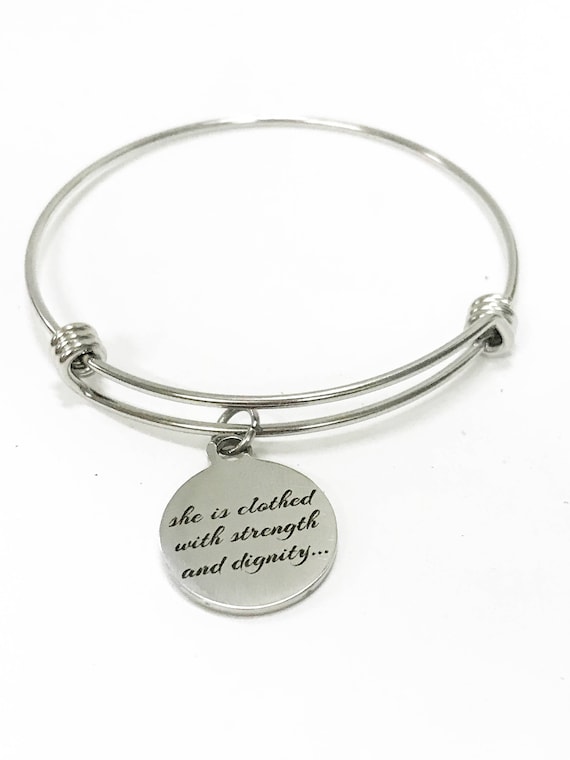 Strength charm deals bracelet