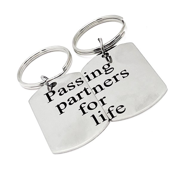 Passing Partners For Life Keychain Set, Soccer Player Gift, Father Son Gift, Soccer Keychains, Soccer Players Keychains, Graduation